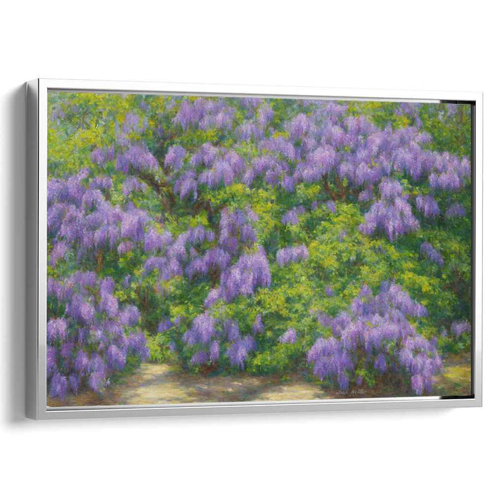 Impressionist Oil Wisteria #135