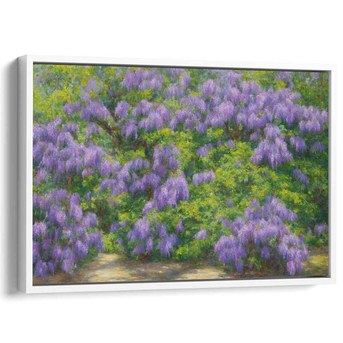 Impressionist Oil Wisteria #135