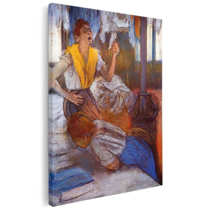 In a Laundry (1884) by Edgar Degas