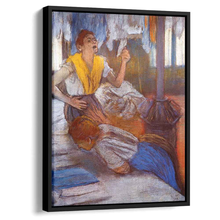 In a Laundry (1884) by Edgar Degas