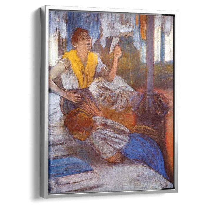 In a Laundry (1884) by Edgar Degas