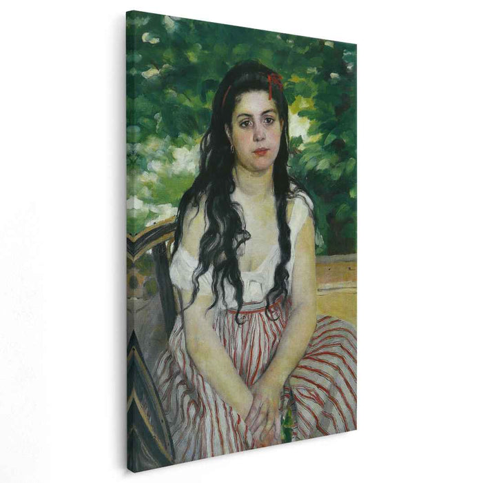 In summer (The Gypsy) (1868) by Pierre-Auguste Renoir