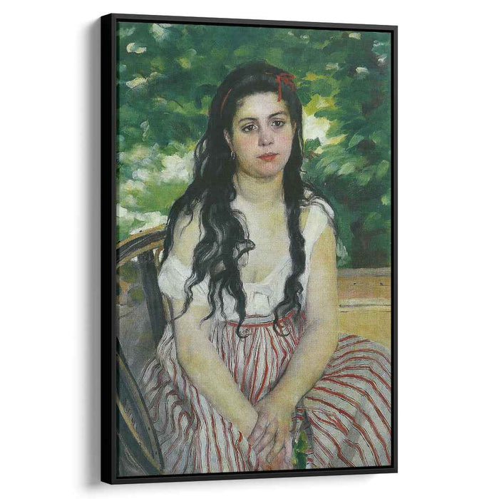 In summer (The Gypsy) (1868) by Pierre-Auguste Renoir