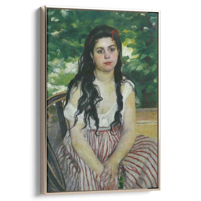 In summer (The Gypsy) (1868) by Pierre-Auguste Renoir