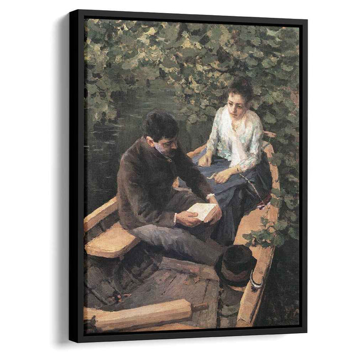 In the Boat (1888) by Konstantin Korovin