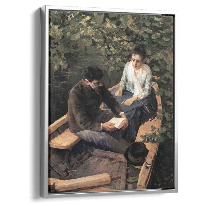 In the Boat (1888) by Konstantin Korovin