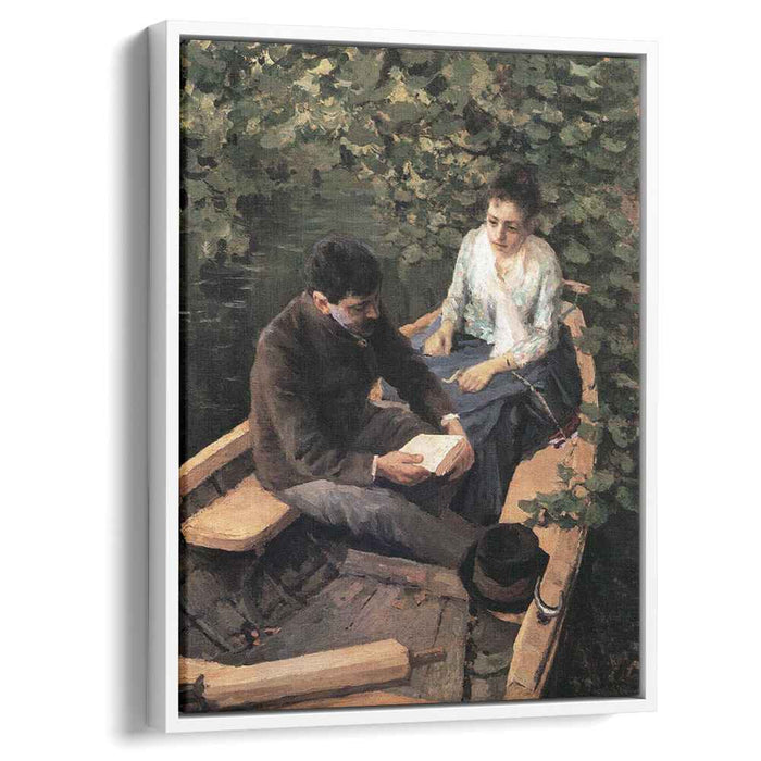 In the Boat (1888) by Konstantin Korovin