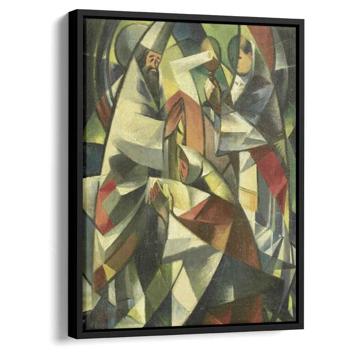 In the Church (1922) by David Burliuk