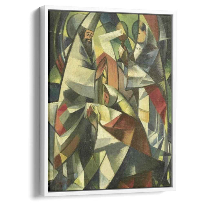 In the Church (1922) by David Burliuk