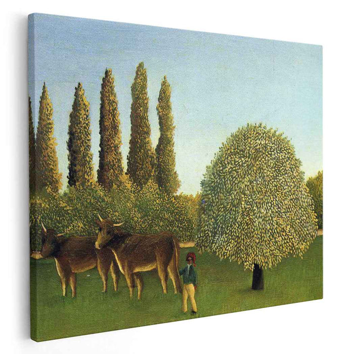 In the Fields (1910) by Henri Rousseau