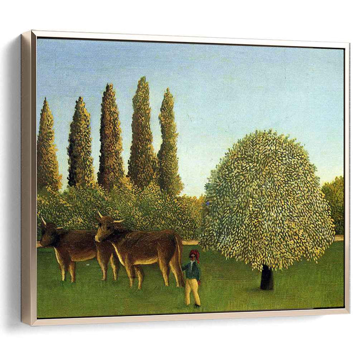 In the Fields (1910) by Henri Rousseau