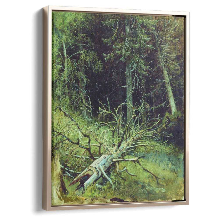 In the fir forest by Ivan Shishkin