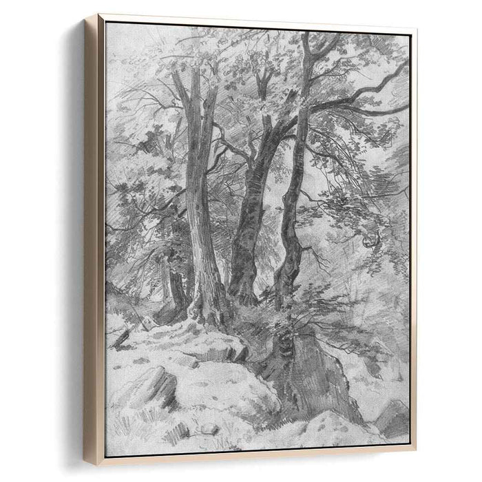 In the forest (1886) by Ivan Shishkin