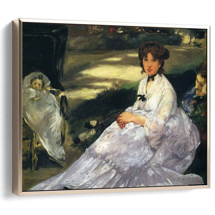 In the Garden (1870) by Edouard Manet