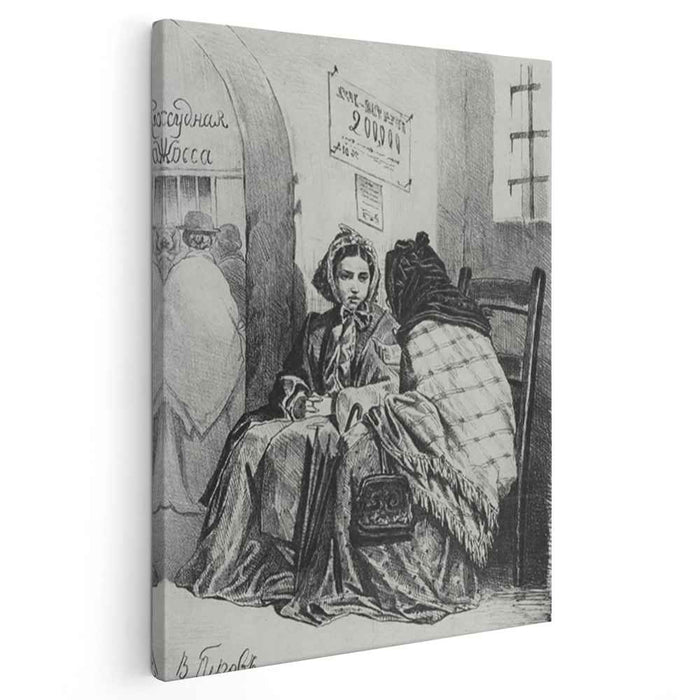 In the pawnshop (1867) by Vasily Perov