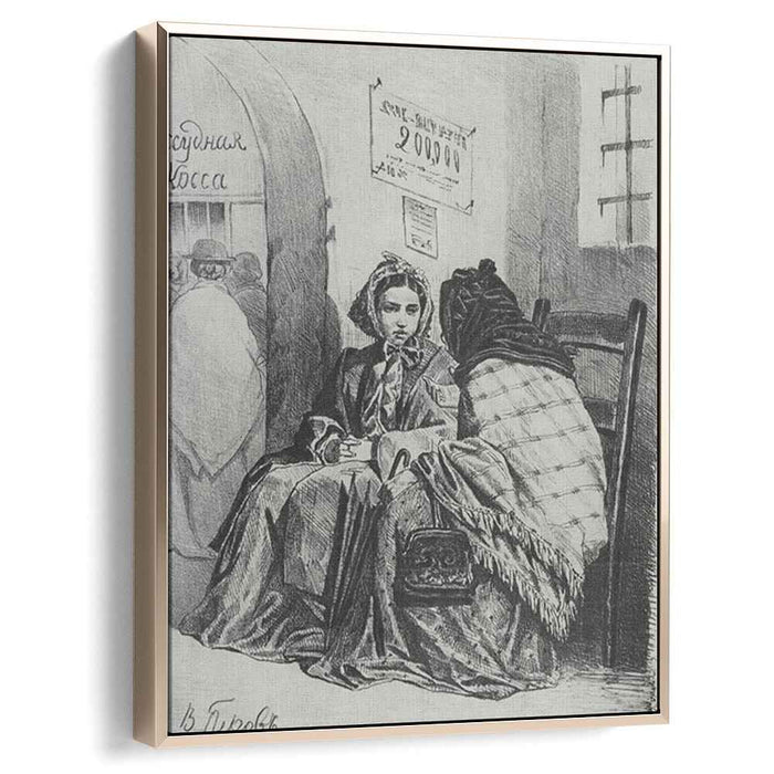 In the pawnshop (1867) by Vasily Perov