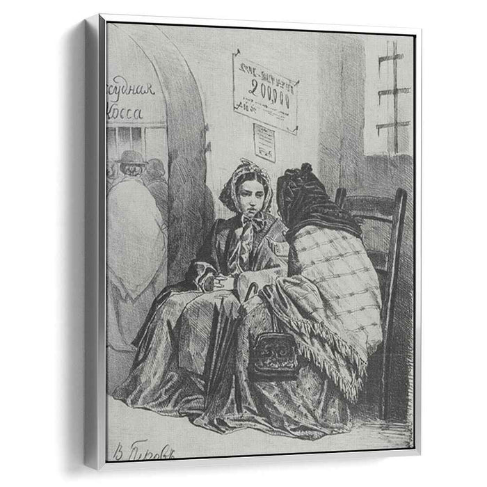 In the pawnshop (1867) by Vasily Perov