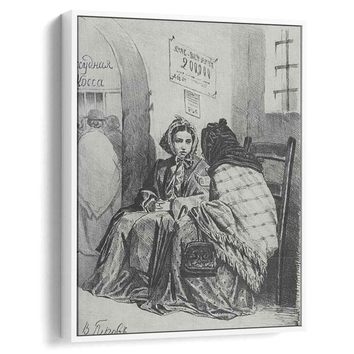 In the pawnshop (1867) by Vasily Perov