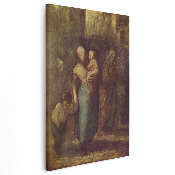 In the Street (1855) by Honore Daumier