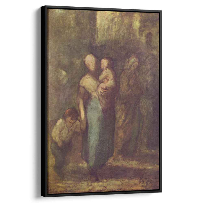 In the Street (1855) by Honore Daumier