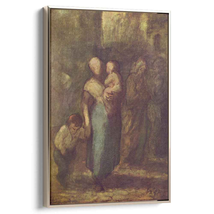 In the Street (1855) by Honore Daumier