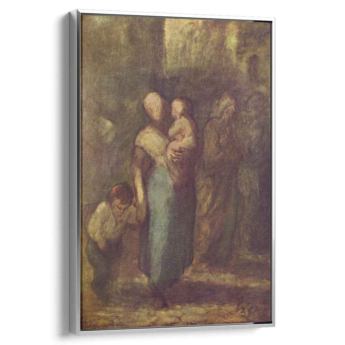 In the Street (1855) by Honore Daumier