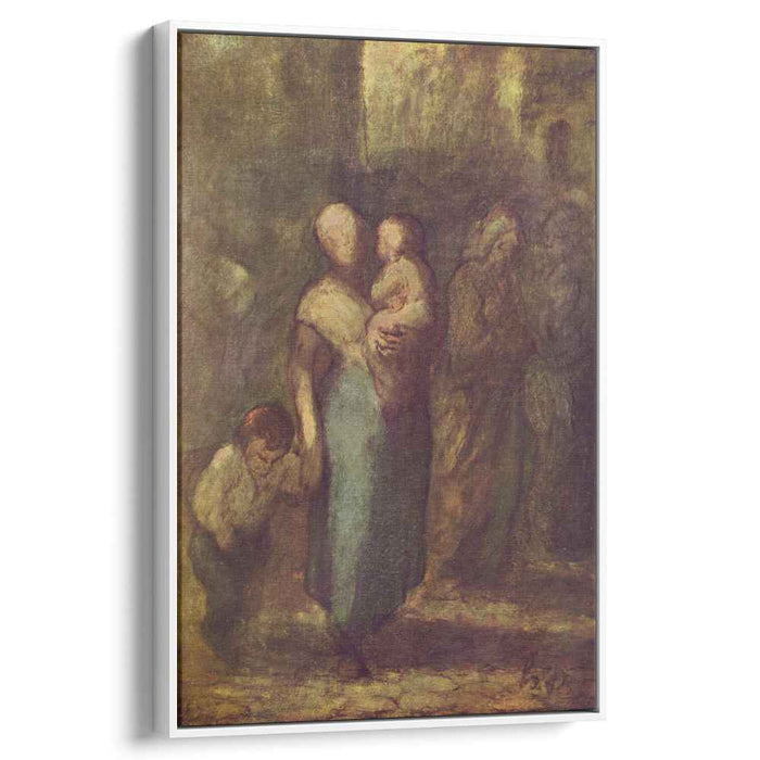 In the Street (1855) by Honore Daumier