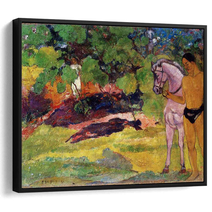 In the Vanilla Grove, Man and Horse (The Rendezvous) by Paul Gauguin