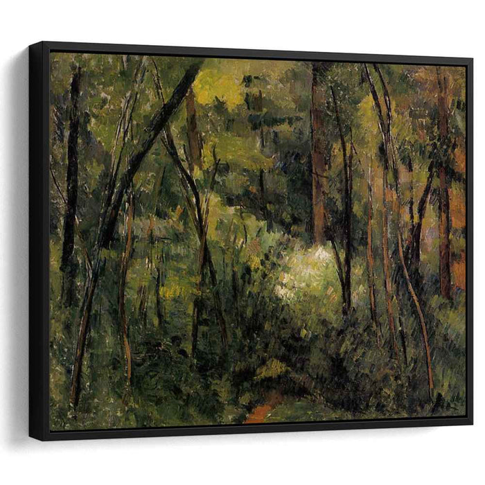 In the Woods (1885) by Paul Cezanne