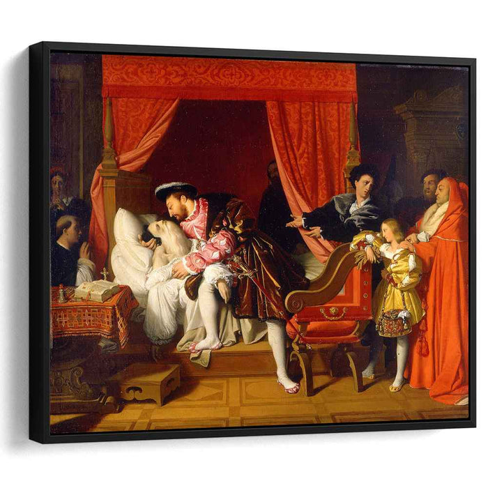 Death of Leonardo da Vinci (1818) by Jean Auguste Dominique Ingres