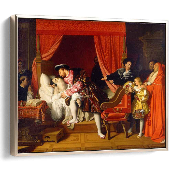 Death of Leonardo da Vinci (1818) by Jean Auguste Dominique Ingres