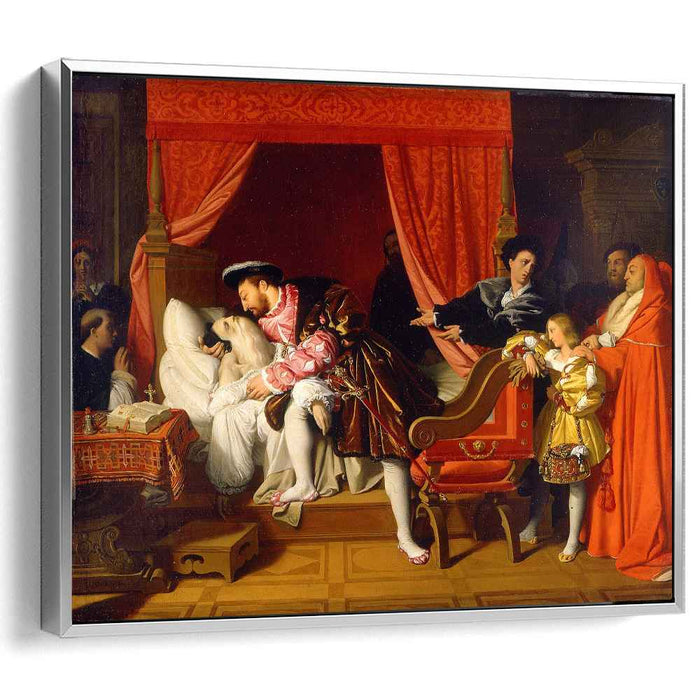 Death of Leonardo da Vinci (1818) by Jean Auguste Dominique Ingres