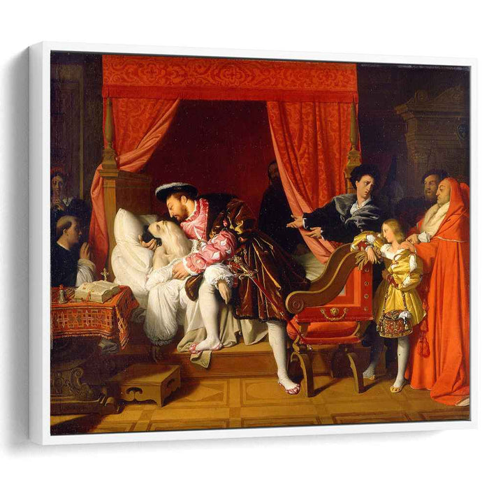 Death of Leonardo da Vinci (1818) by Jean Auguste Dominique Ingres