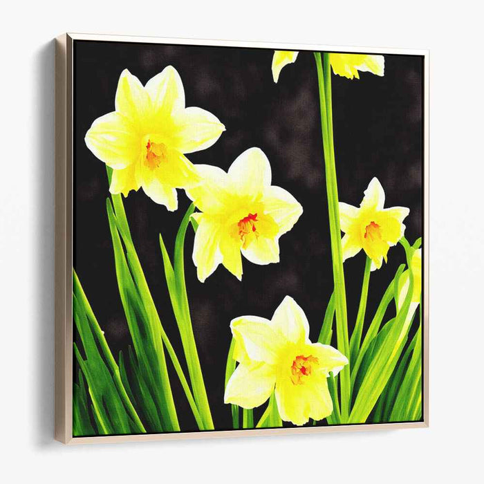 Ink Drawing Daffodils #008