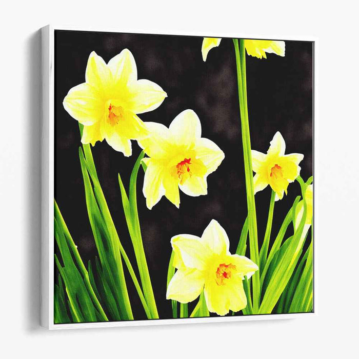 Ink Drawing Daffodils #008