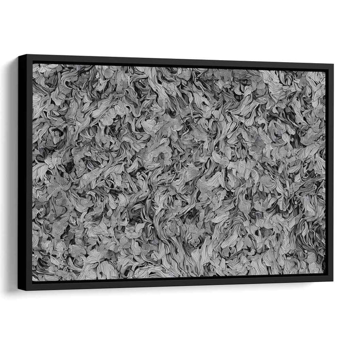 Whirlwind Patterns: Intricate Abstract Swirls Canvas Art Print