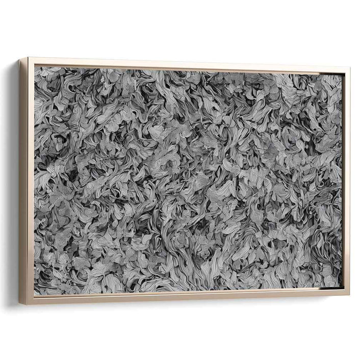 Whirlwind Patterns: Intricate Abstract Swirls Canvas Art Print