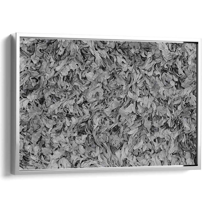 Whirlwind Patterns: Intricate Abstract Swirls Canvas Art Print