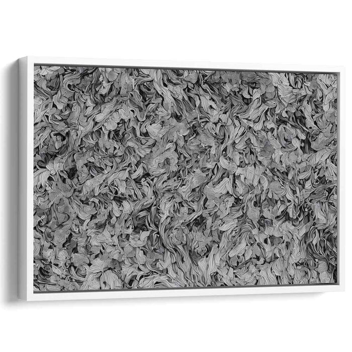 Whirlwind Patterns: Intricate Abstract Swirls Canvas Art Print