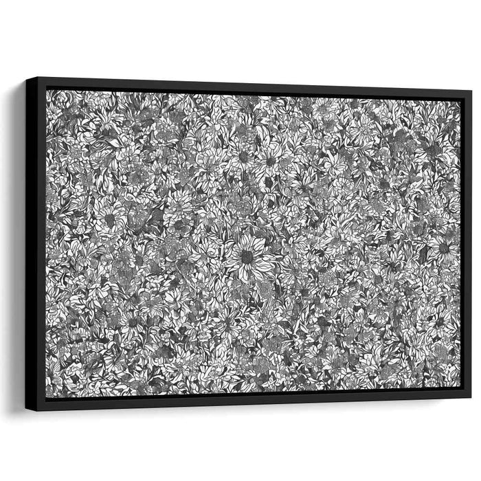 Ink Drawing Wild Flowers #105