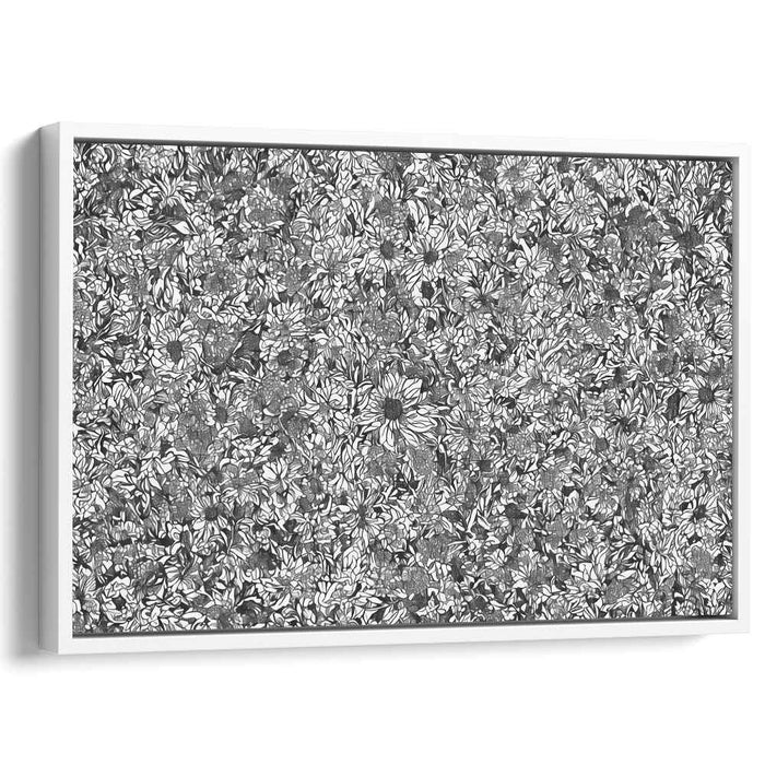 Ink Drawing Wild Flowers #105