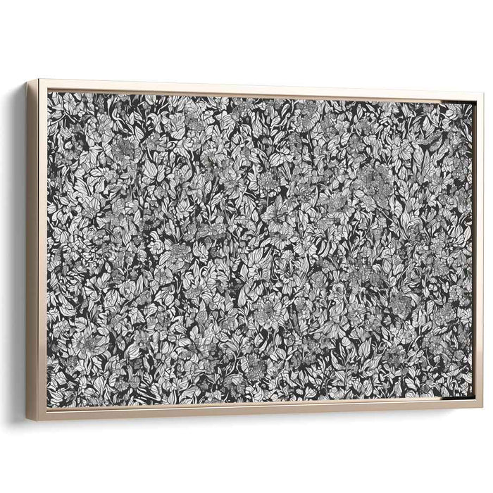 Ink Drawing Wild Flowers #106