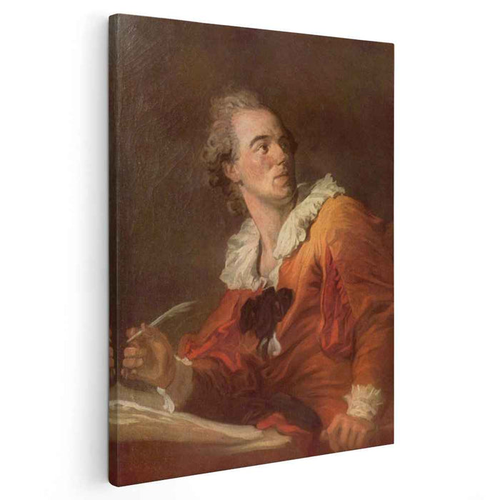 Inspiration (1769) by Jean-Honore Fragonard