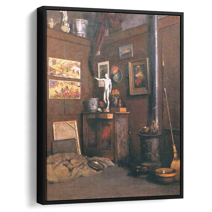 Interior of a Studio (1874) by Gustave Caillebotte