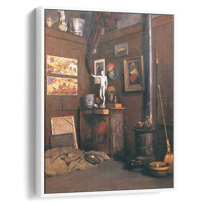 Interior of a Studio (1874) by Gustave Caillebotte