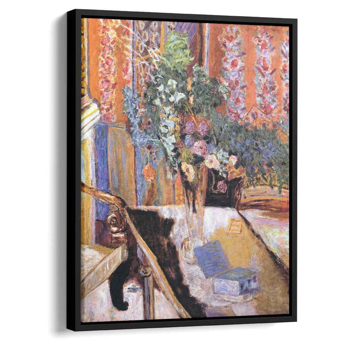 Interior with Flowers (1919) by Pierre Bonnard