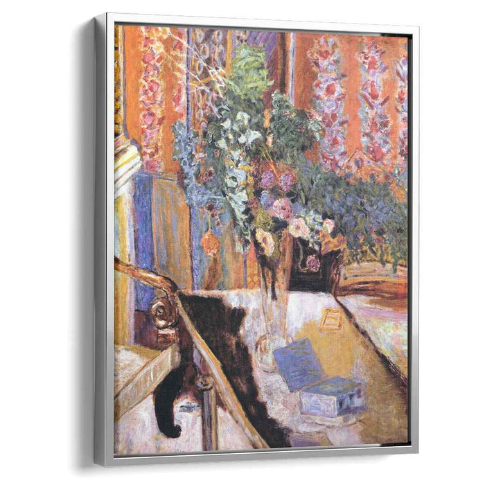 Interior with Flowers (1919) by Pierre Bonnard