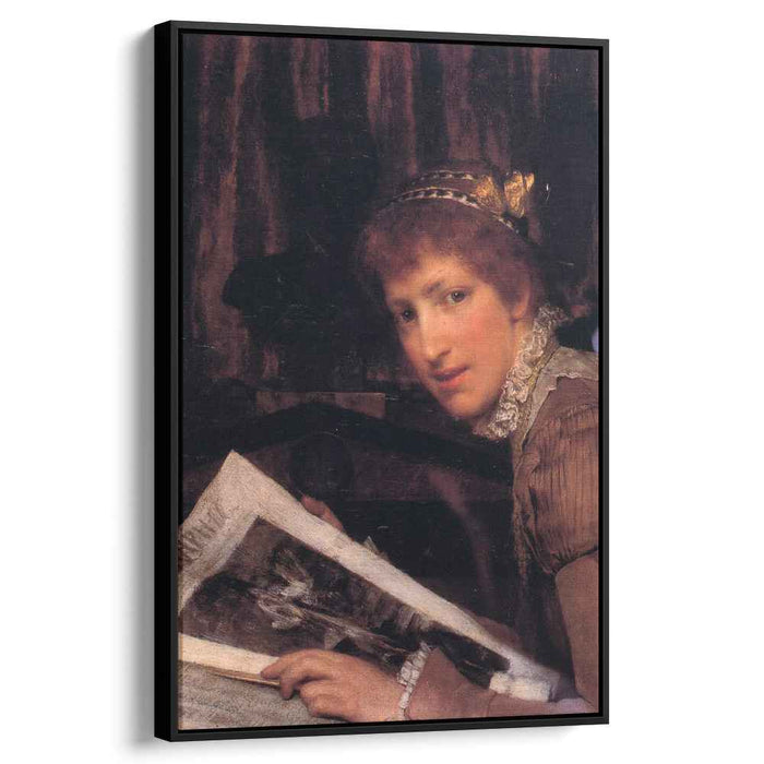 Interrupted (1880) by Sir Lawrence Alma-Tadema