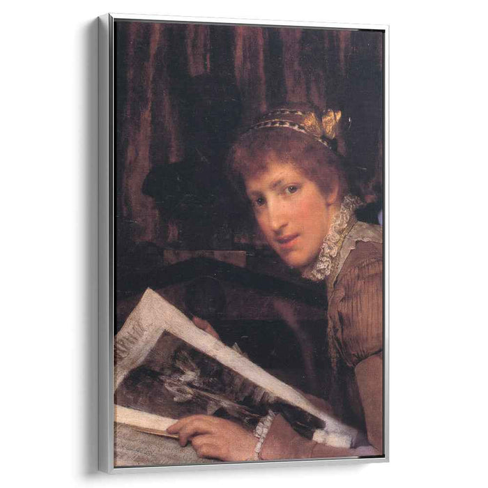 Interrupted (1880) by Sir Lawrence Alma-Tadema