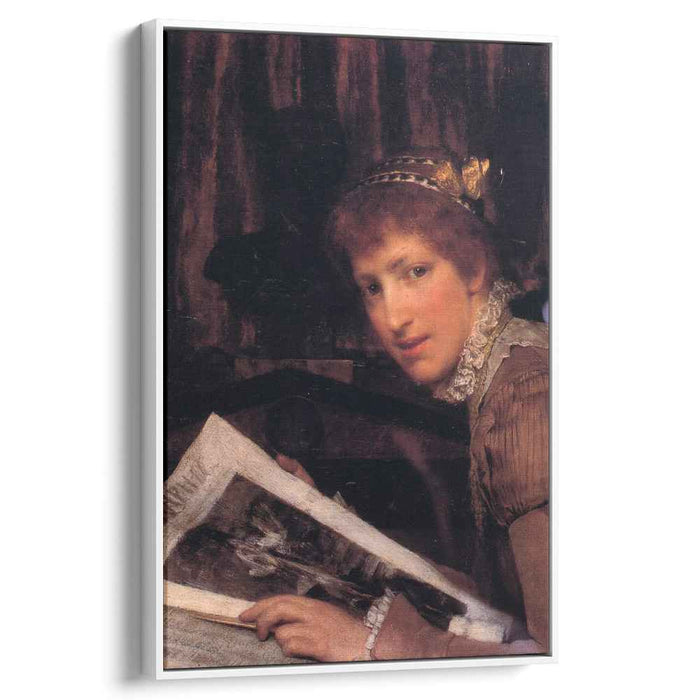 Interrupted (1880) by Sir Lawrence Alma-Tadema